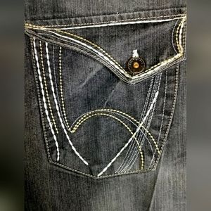Fantastic designer mens blue jeans 38/32